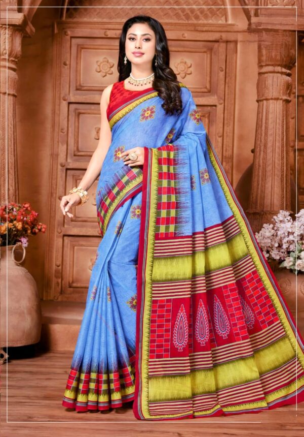ikkat cotton sarees