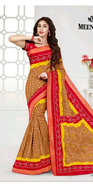 yellow saree with red borderRBS003