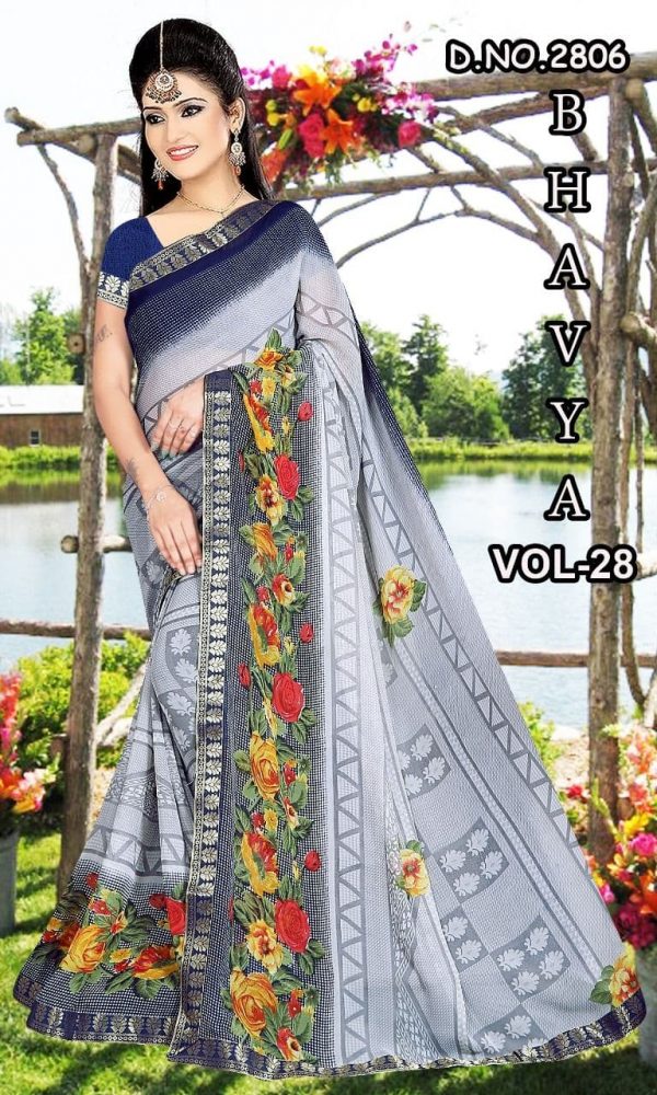 professional office wear sarees GS027