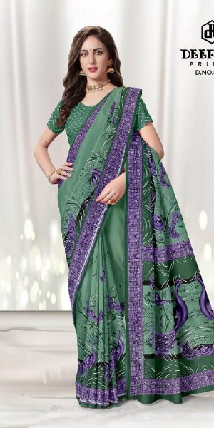 chettinad cotton sarees with kalamkari blouse manufacturers KCS015