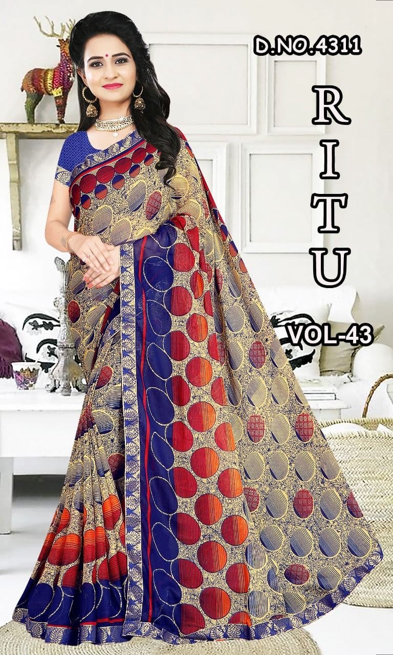 SIDDHANTH WEAVES PASHMINA PRINTED DAILY WEAR SAREE COLLECTION -  textiledeal.in