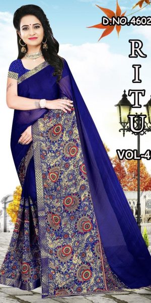 pure georgette bandhani sarees online GS037
