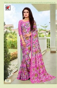 Latest weightless saree wholesale collection