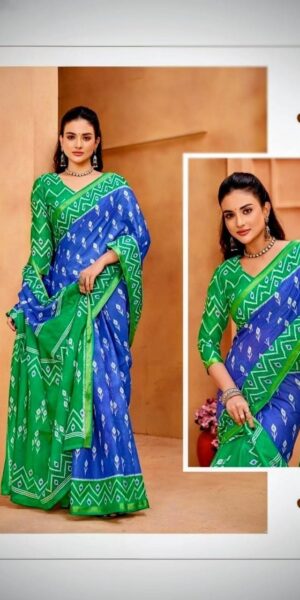 handloom cotton sarees with kalamkari blouse | KCS004 | Luxury Sarees | Mesmerizing Offers
