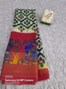 Soft Silk Sarees Online CS055 | 50% Attractive Linen Bonanza