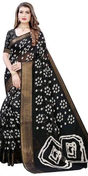 black linen saree CS034 | Linen Mega Offer | Best Deals