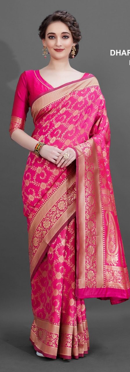 dharmavaram silk sarees for wedding DS005