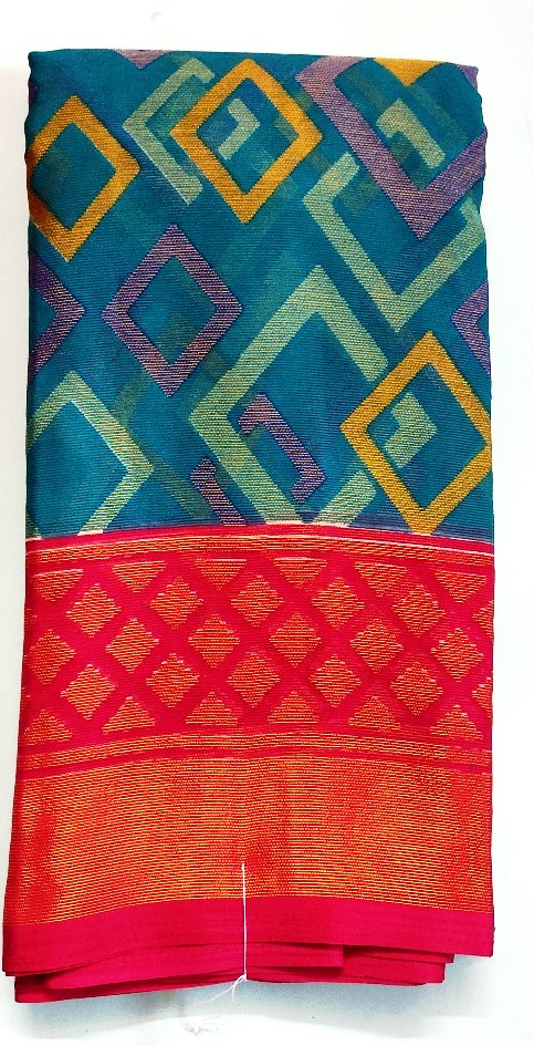 brasso printed saree