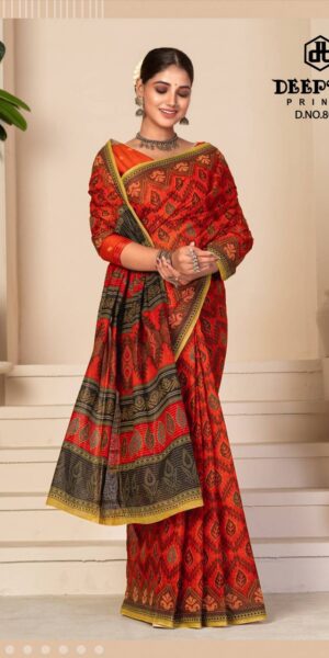Buy poshyaa Floral Print Daily Wear Georgette Multicolor Sarees Online @  Best Price In India | Flipkart.com