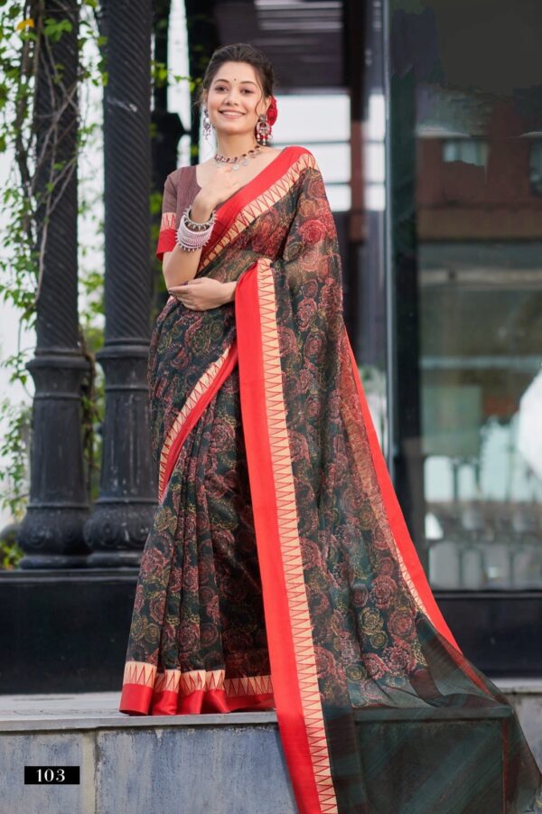borderless silk sarees | SC012 | best offer collections
