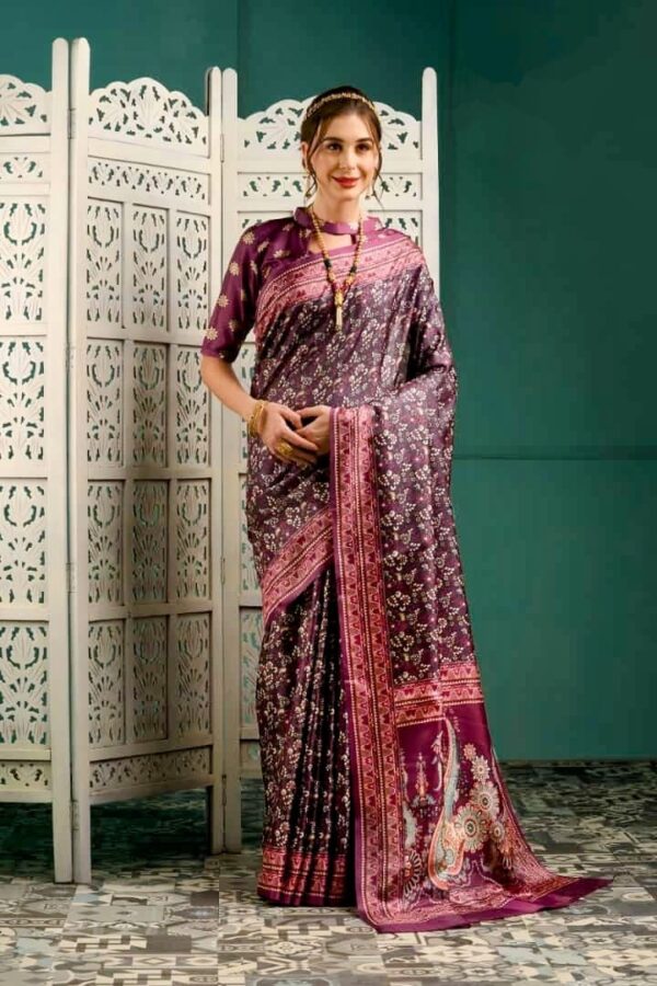 best digital linen saree