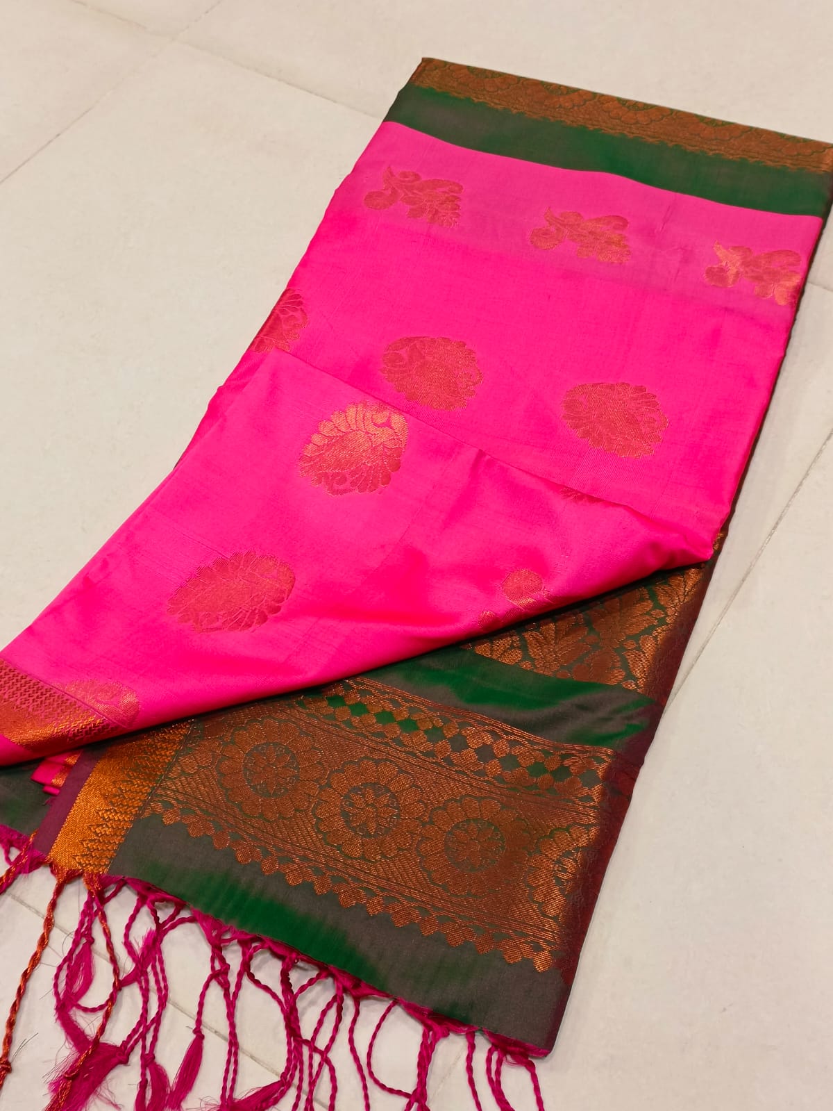 pink soft silk saree | SS013 | attractive colours 1 pink soft silk saree