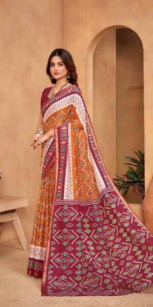 kalamkari saree blouse designs