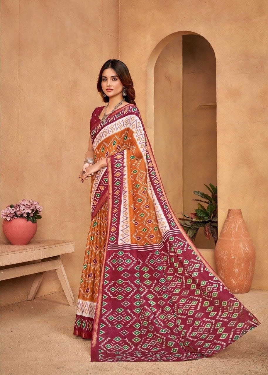 kalamkari saree blouse designs | KCS017 | Luxury Sarees | Mesmerizing Offers 1 kalamkari saree blouse designs