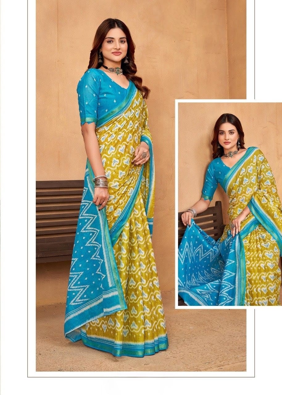 Kalamkari painting sarees | KCS021 | 50% best deals 1 Kalamkari painting sarees