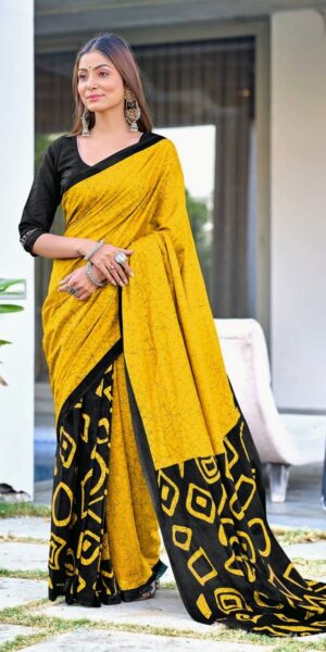 peacock green saree with golden border