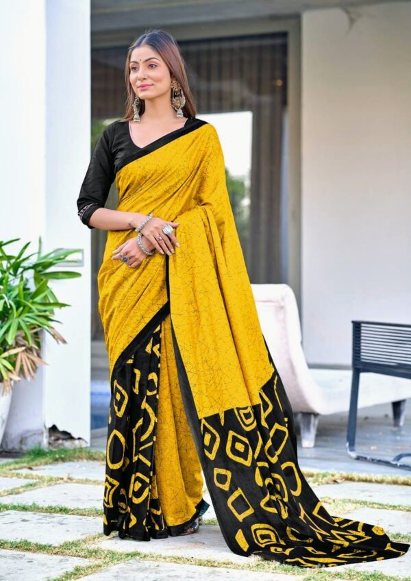 peacock green saree with golden border