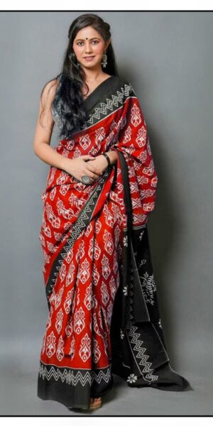 simple cotton saree