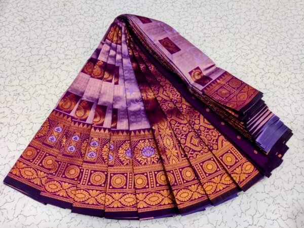 green saree with lemon yellow border | BSS017 | best budget price