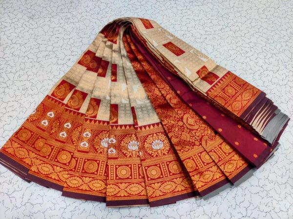 copper silk saree | BSS012 | attractive colours | best offers