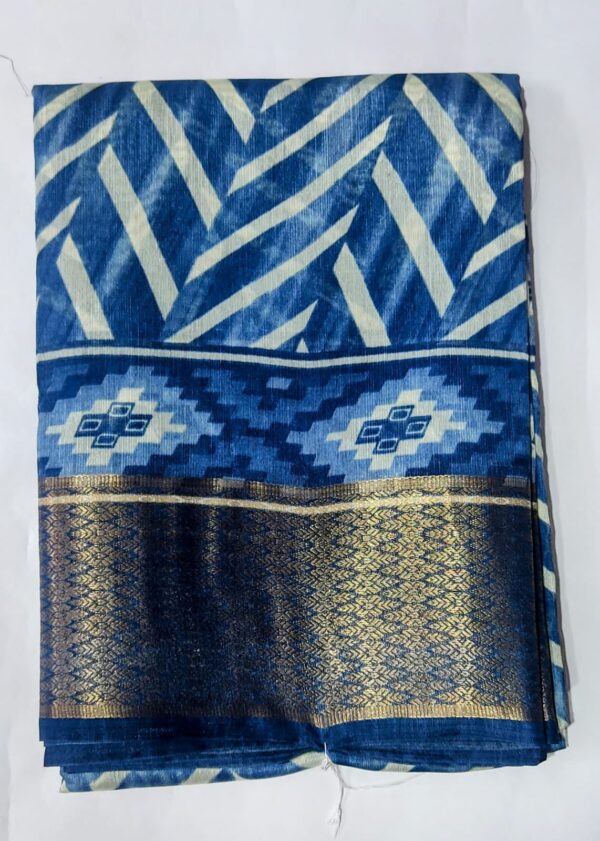 light green saree with golden border | ZBS004 | 50% Offer saree collections