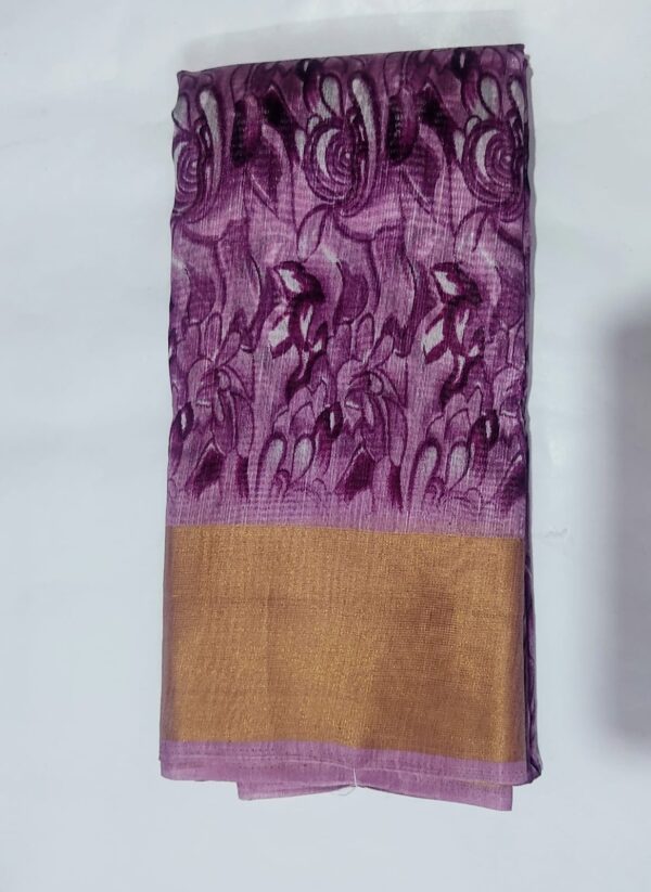 floral linen saree | CS007 | Linen Mega Offer | Best Deals
